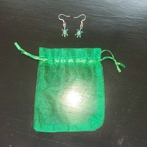 Holographic Turtle Earrings